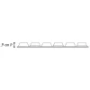 Wandpaneel 3D Strait Om Te Verven - Set Van 12 Stuks, 3M
