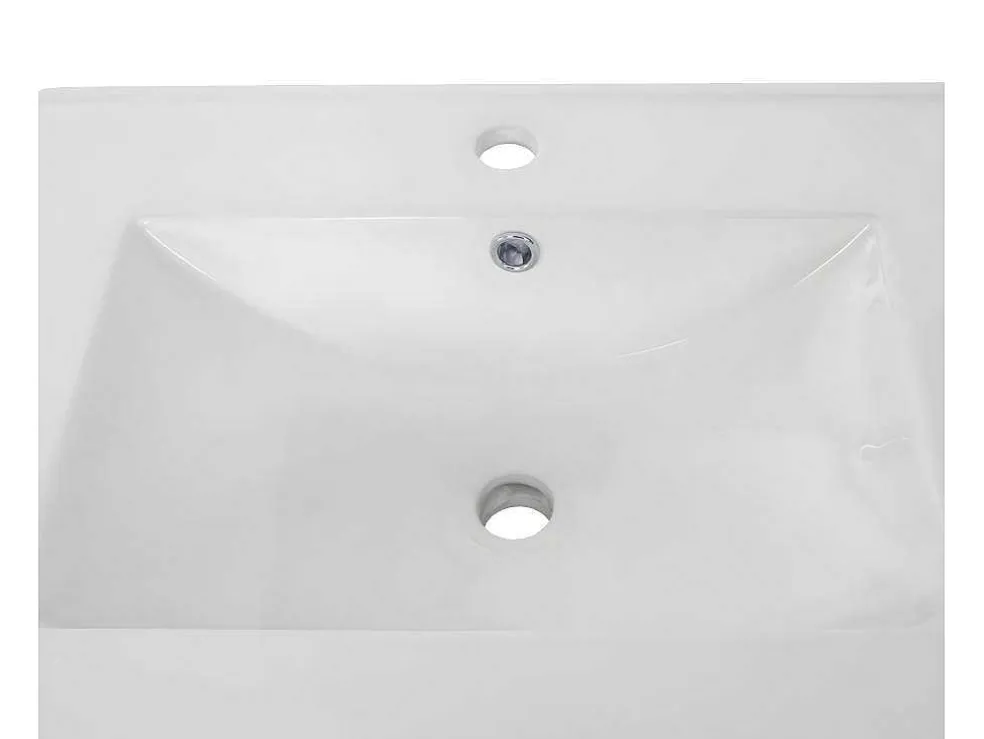 Wastafel + Wastafelmeubel Mcw-D16, Wit