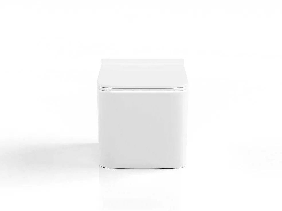 Witte Hang-Wc Van Keramiek Zonder Rand - Clemona