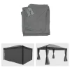 Zijwand Pergola Calpe Ii (Set Van 4), Grijs