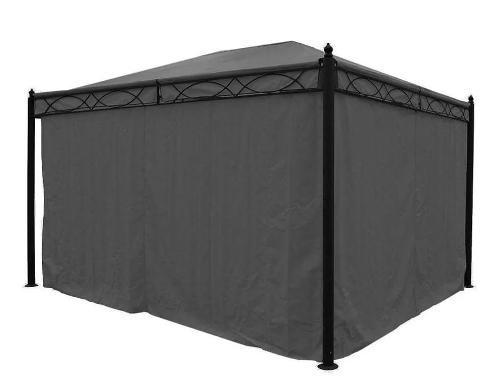 Zijwand Pergola Calpe Ii (Set Van 4), Grijs