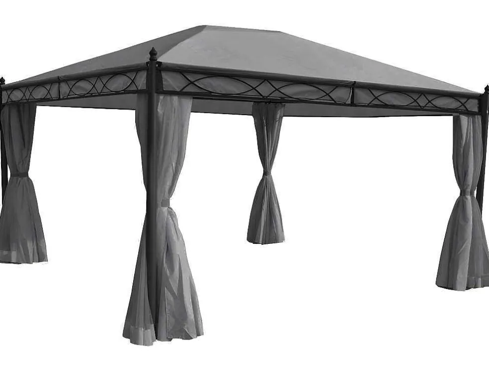 Zijwand Pergola Calpe Ii (Set Van 4), Grijs
