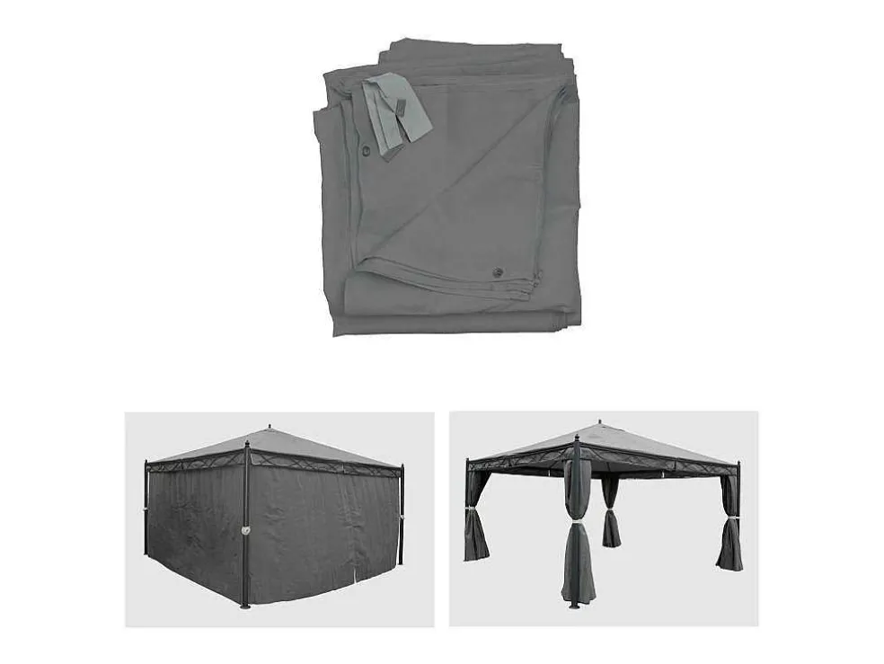 Zijwand Voor Pergola Calpe Iii, Grijs