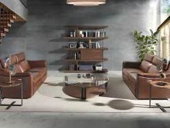 2 Zits Leren Relaxbank 6165 Angel Cerda